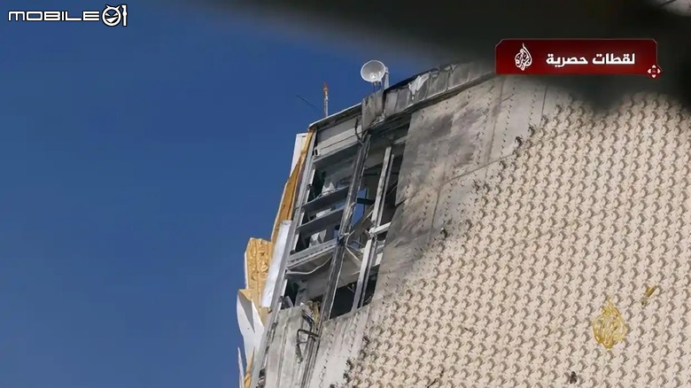 卡達已公佈美軍烏代德空軍基地內AN/FPS-132“鋪路爪”雷達受損畫面