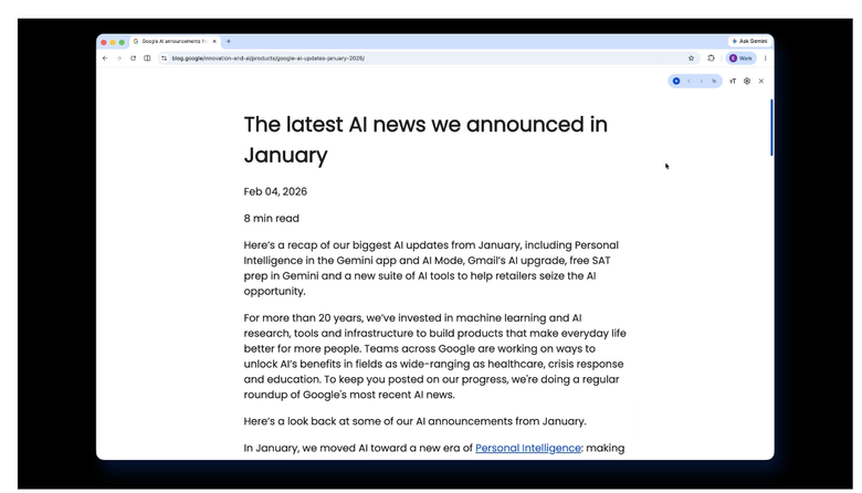 Google Chrome 瀏覽器導入側邊 Tab 標籤設計 辨識切換分頁效率更快速
