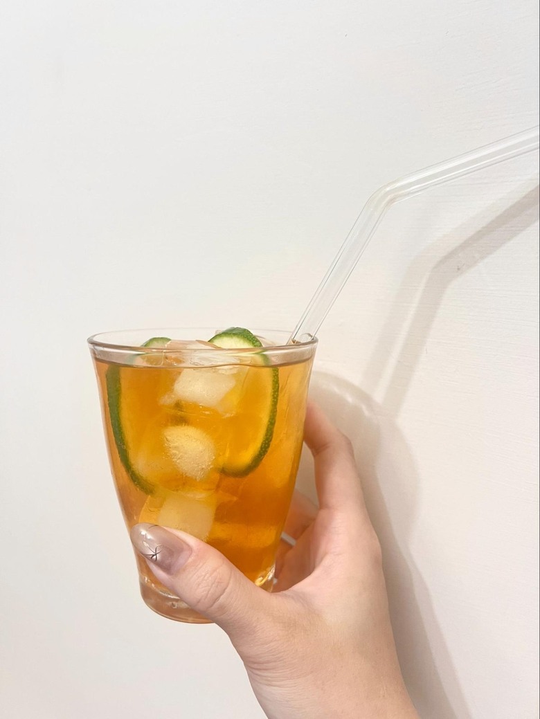 自製簡易路易莎青檸國寶茶