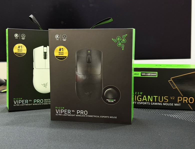 【開箱｜心得】世一中和世一步聯手參與研發的世一鼠｜Razer Viper V4 Pro + Razer Gigantus V2 Pro