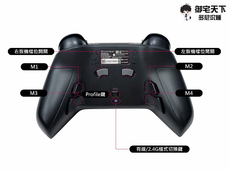 點我看大圖 開箱|Turtle Beach Pro BFG Reloaded 無線手把(PS 版) - 專為 PS 與 PC 為主玩家而生,高階、可模組化的電競手把!