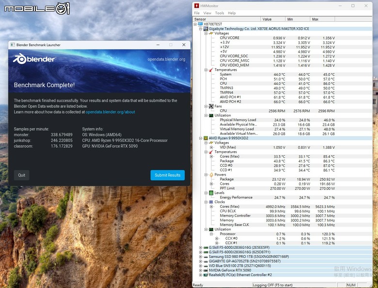 AMD Ryzen 9 9950X3D2 Dual Edition 處理器開箱實測 多核遊戲效能兼具的地表最強消費級處理器