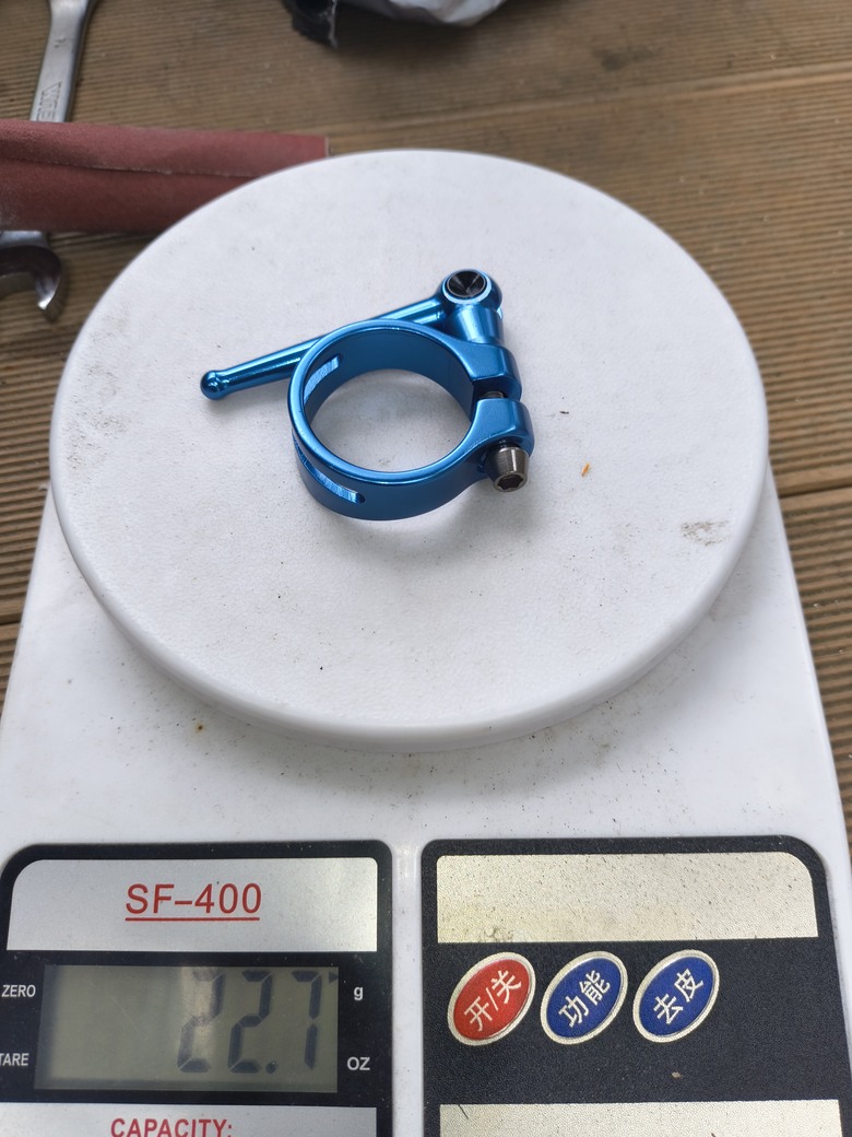 自組碟煞鈦合金小徑+鋼管小徑