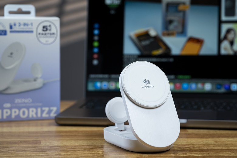 【開箱測試】HIPPORIZZ Zeno Qi2.2 25W 三合一折疊無線充電座 告別桌面凌亂 一次充飽三個裝置