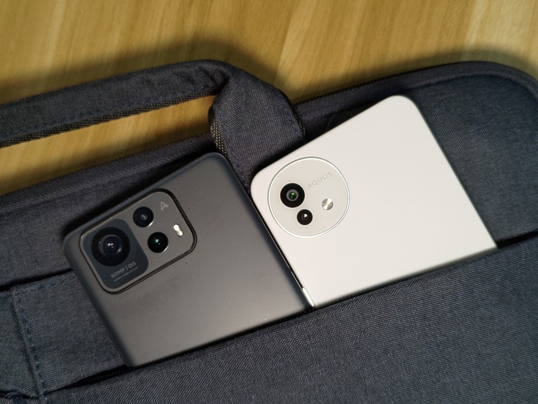 SHARP AQUOS wish5 與 Zenfone 12 Ultra 雙機合影
