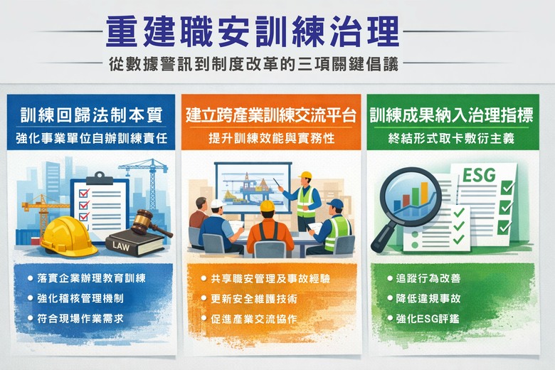 重建職安訓練治理：從數據警訊到制度崩壞的三項急迫改革 / 自辦一般安全衛生教育訓練(6小時/職安卡/公司是法定訓練單位) 職業安全衛生教育訓練規則第17條不能被消失