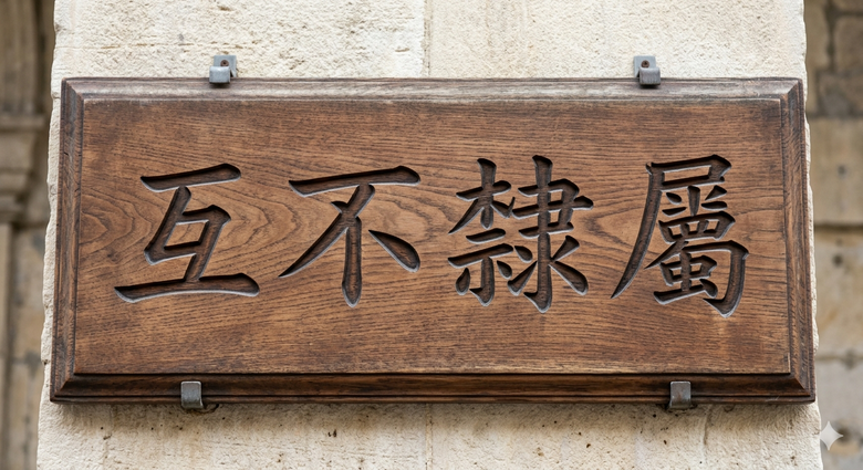 AI 做的匾額