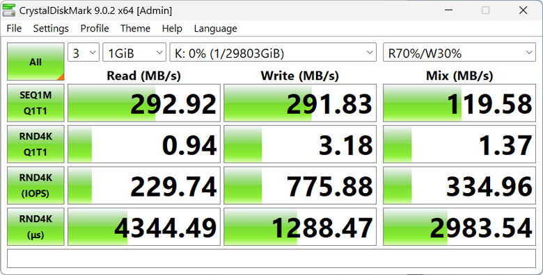 【開箱簡測】Seagate Exos M 32TB ST32000NM004K 硬碟效能簡測 (圖多)