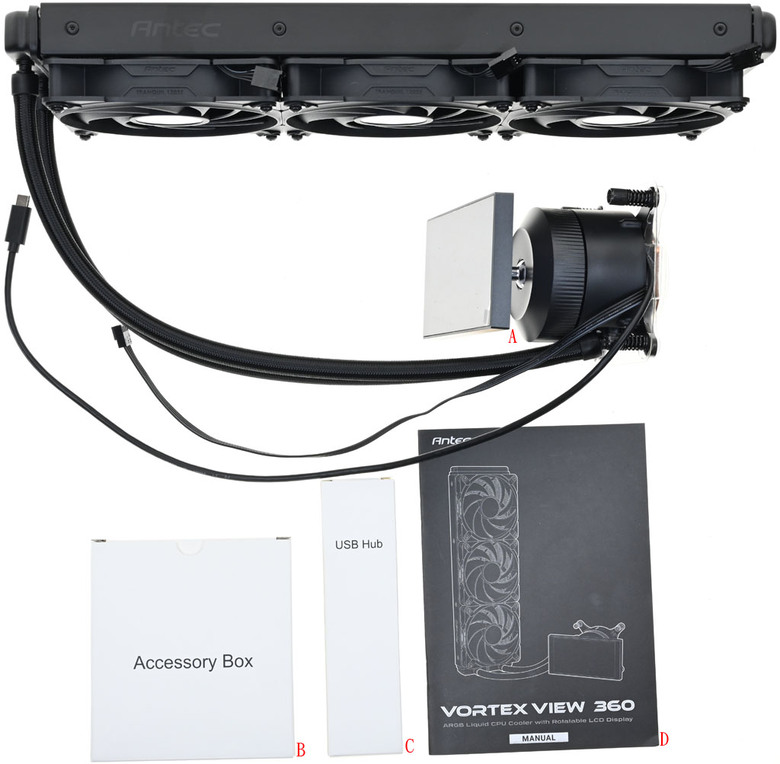 Antec Vortex View 360一體式水冷散熱器開箱