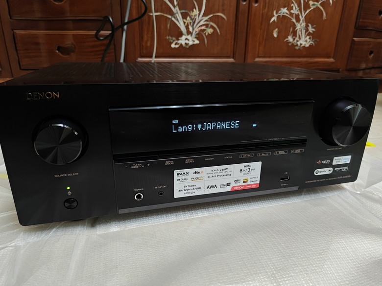 Denon AVR-X3800H 日本亞馬遜 - Dirac ART 主動多聲道數位空間聲學校正