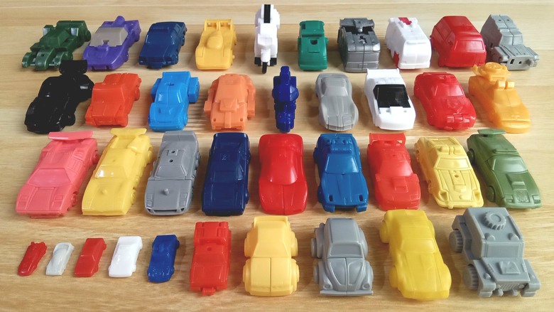 【玩情懷收回憶】上個世紀變形機器人食玩模型（汽車、機車篇）