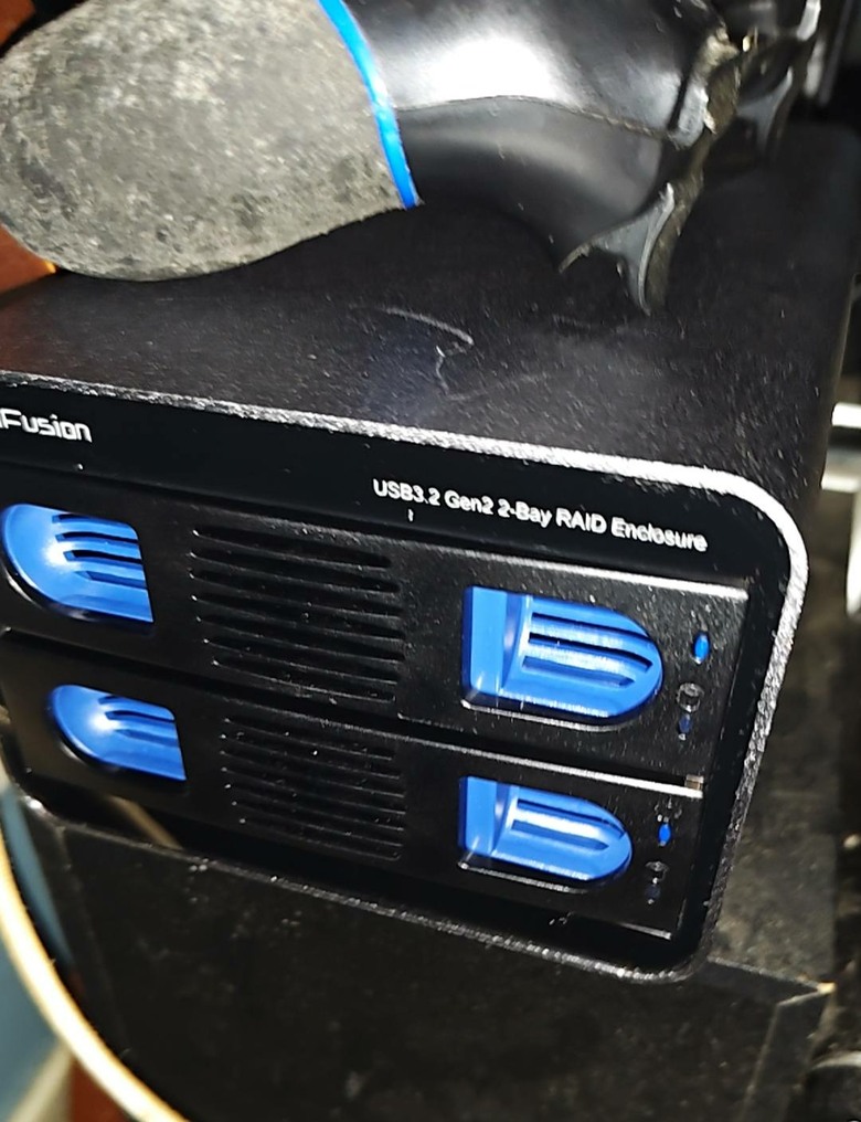 伽利略 USB3.2 Gen2 2層RAID 迷你抽取式鋁合金外接盒