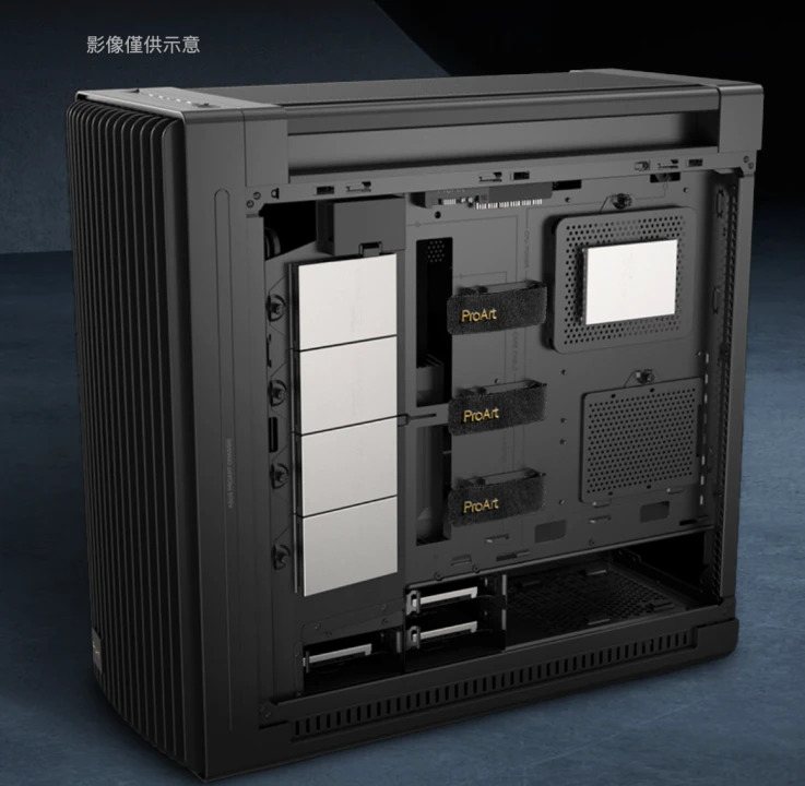 告別桌面冷冰器、ASUS ProArt PA602 胡桃木透側版現代黑款機殼開箱，用天然原木打造最美創作神機！