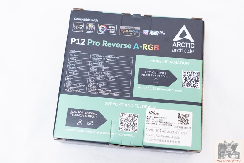 點我看大圖 Arctic cooling P12 PRO reverse ft.MX-7