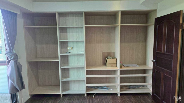 【開箱】台中三房中古屋翻修|舊櫃全拆,牆面重新長出收納