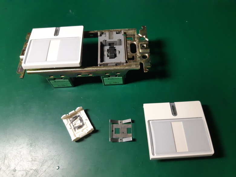 國際牌電燈開關彈片斷裂改裝