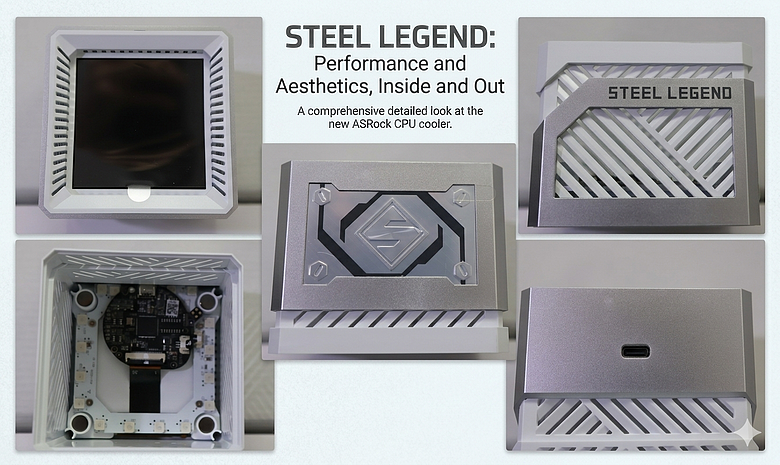 華擎 ASRock 鋼鐵傳奇 Steel Legend 新拼圖 360 LCD 水冷