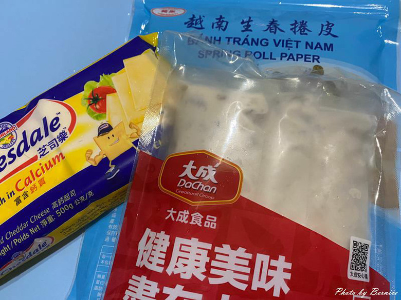 米紙月亮蝦餅~自制月亮蝦餅加碼起士吃得好滿足