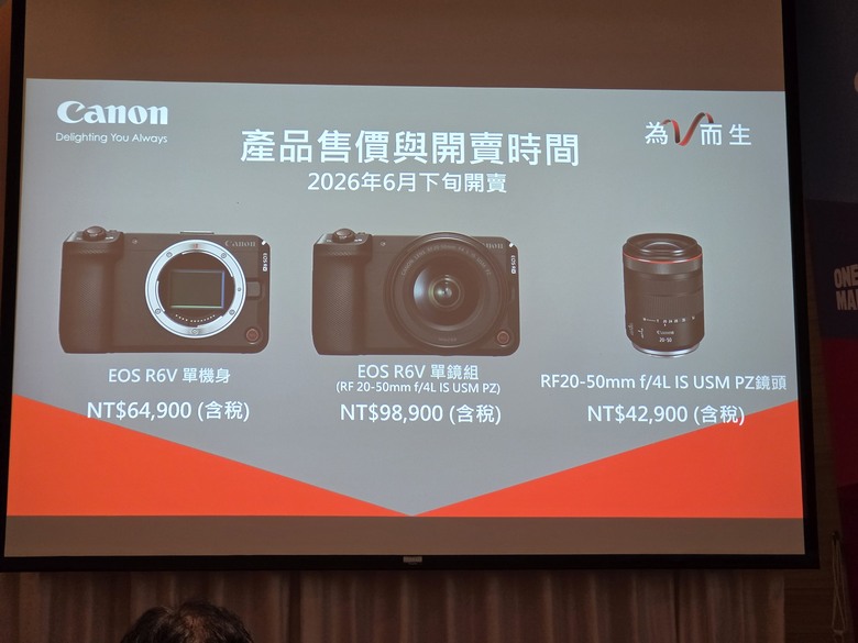 Canon EOS R6 V 主動式散熱 + 7K Open Gate 上身｜RF 20-50mm f/4L IS USM PZ 同步發表！