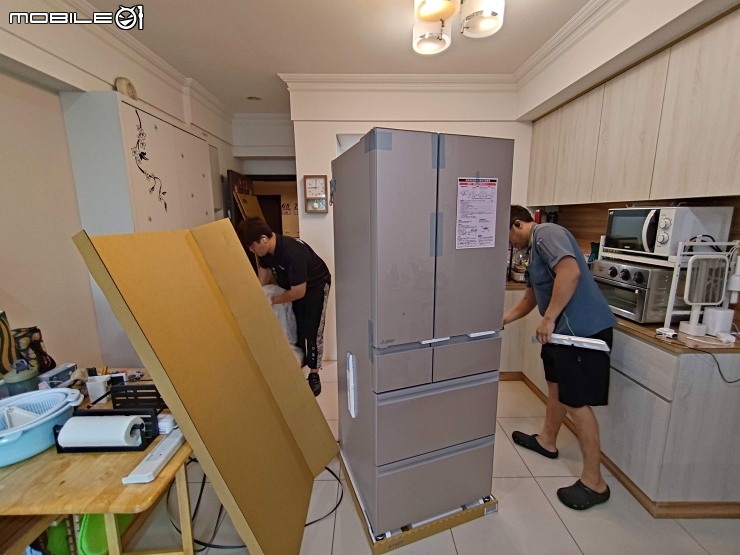 【體驗分享】三菱電機日製電冰箱 MR-WZ61K 安裝篇