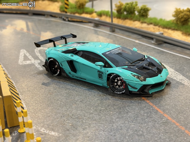 【遙控模型】LB★Works Lamborghini Aventador Limited Editon Ver.2 - DriftArt 4 蒂芙妮藍