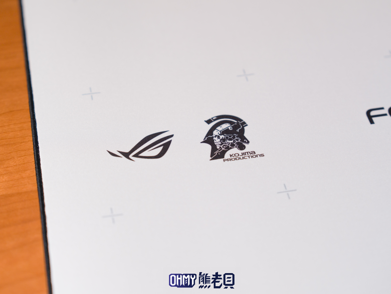 華碩x小島秀夫 KJP聯名周邊 黑、白、金優雅配色
