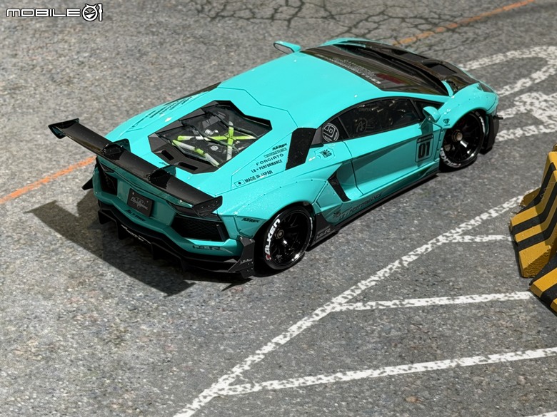 【遙控模型】LB★Works Lamborghini Aventador Limited Editon Ver.2 - DriftArt 4 蒂芙妮藍