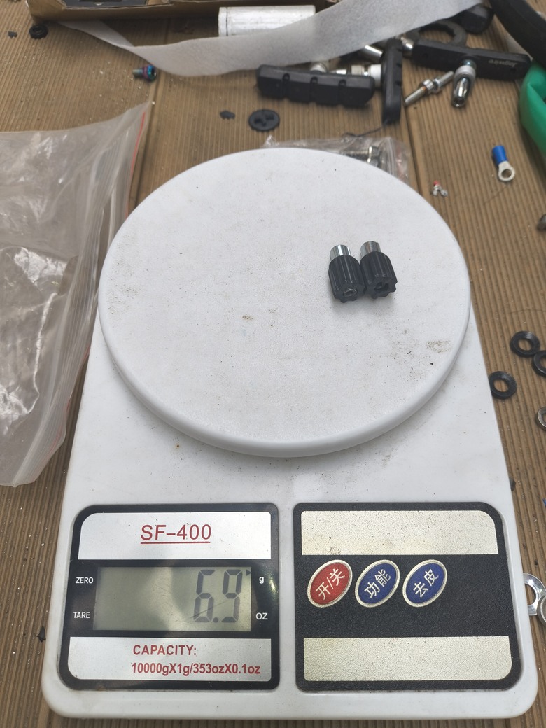 自組碟煞鈦合金小徑+鋼管小徑