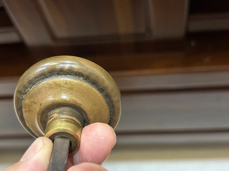 昭和銅製老件整理翻新,各位家裡還有這種五金嗎?