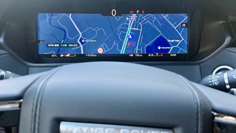 Google Map可以在數位儀表上顯示囉！