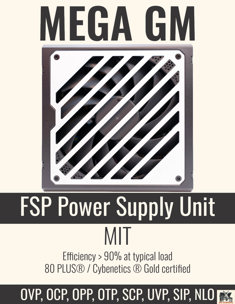 全漢MEGA家族新成員 FSP MEGA GM金牌電供