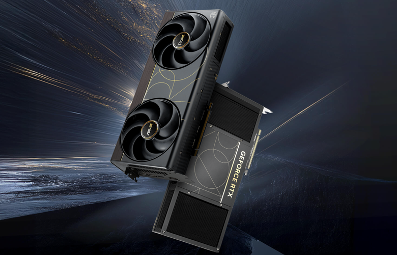 華碩推出 ProArt RTX 5090 OC Edition 顯示卡 在 2.5 Slot 厚度內具備雙導風散熱技術 提供內容創作者更高效能