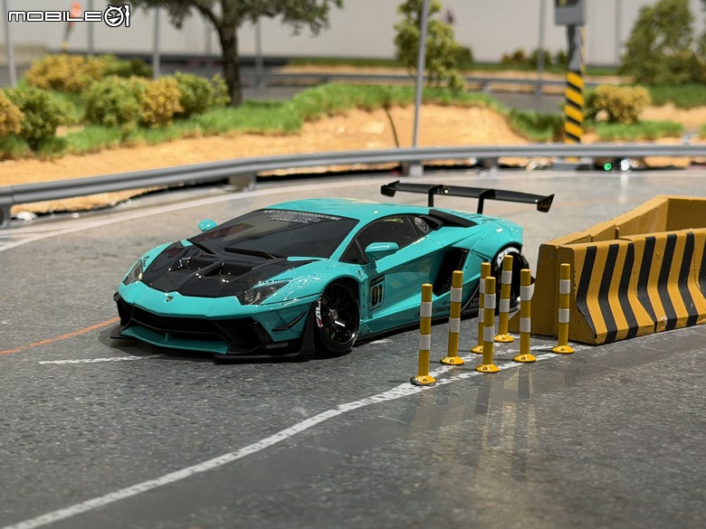 【遙控模型】LB★Works Lamborghini Aventador Limited Editon Ver.2 - DriftArt 4 蒂芙妮藍