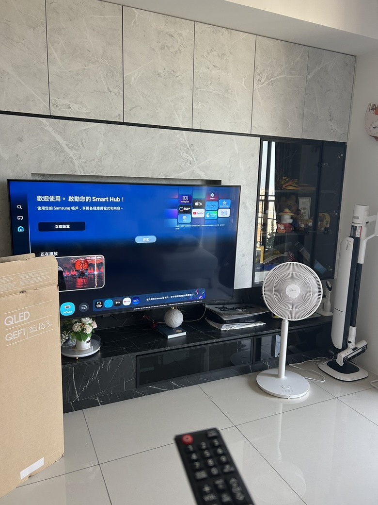[分享] 逛風扇意外入手一台三星 65吋QLED電視!FY家電特賣