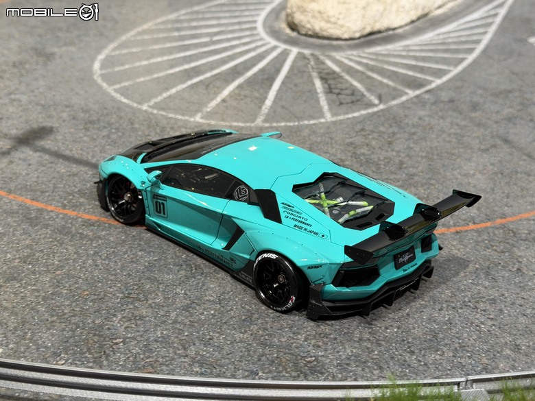 【遙控模型】LB★Works Lamborghini Aventador Limited Editon Ver.2 - DriftArt 4 蒂芙妮藍