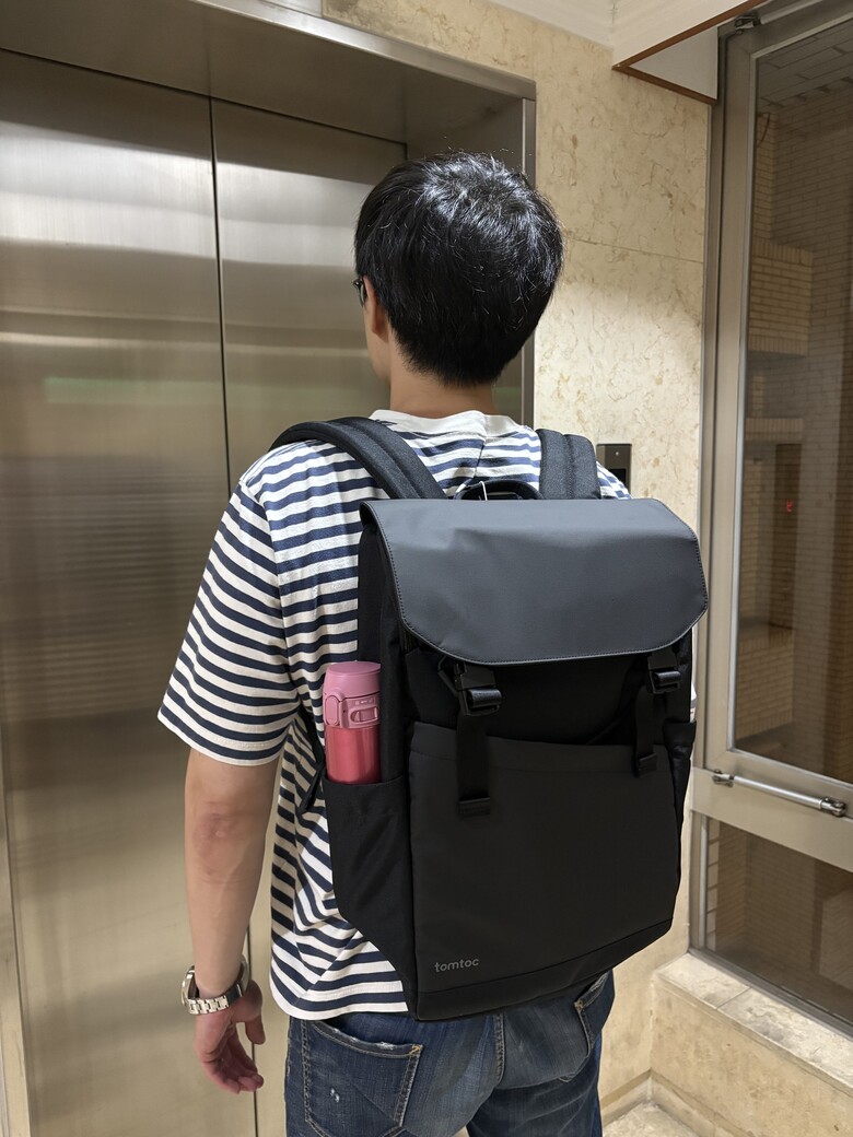 通勤筆電包｜tomtoc Slash-T64 Flip Laptop Backpack (同場加映｜金門小菜刀）