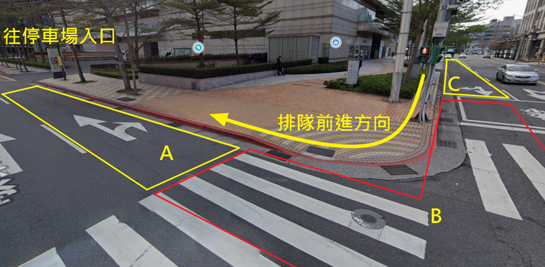 這種車道排隊被插隊的檢舉項目?