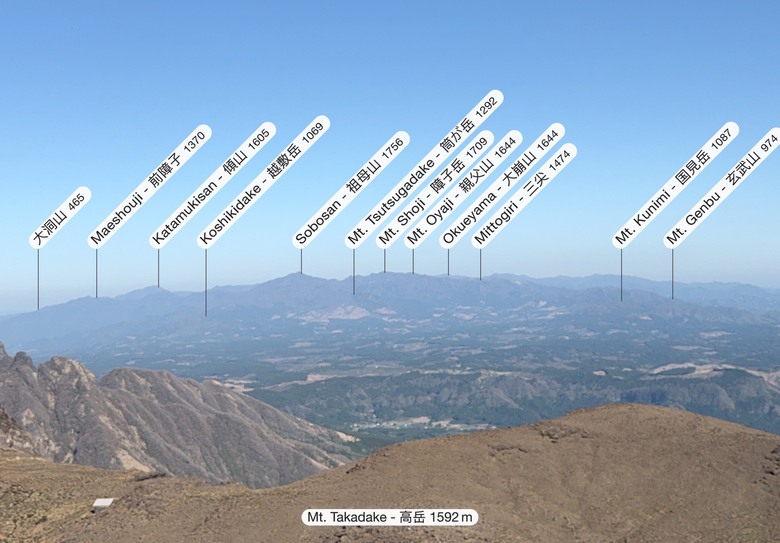 九州三山快閃：祖母山、阿蘇高岳、久住山