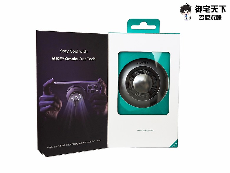 點我看大圖 最強手機散熱器?AUKEY 小冰充開箱|降溫 20°C + Qi2 磁吸快充完整實測LC-G10A