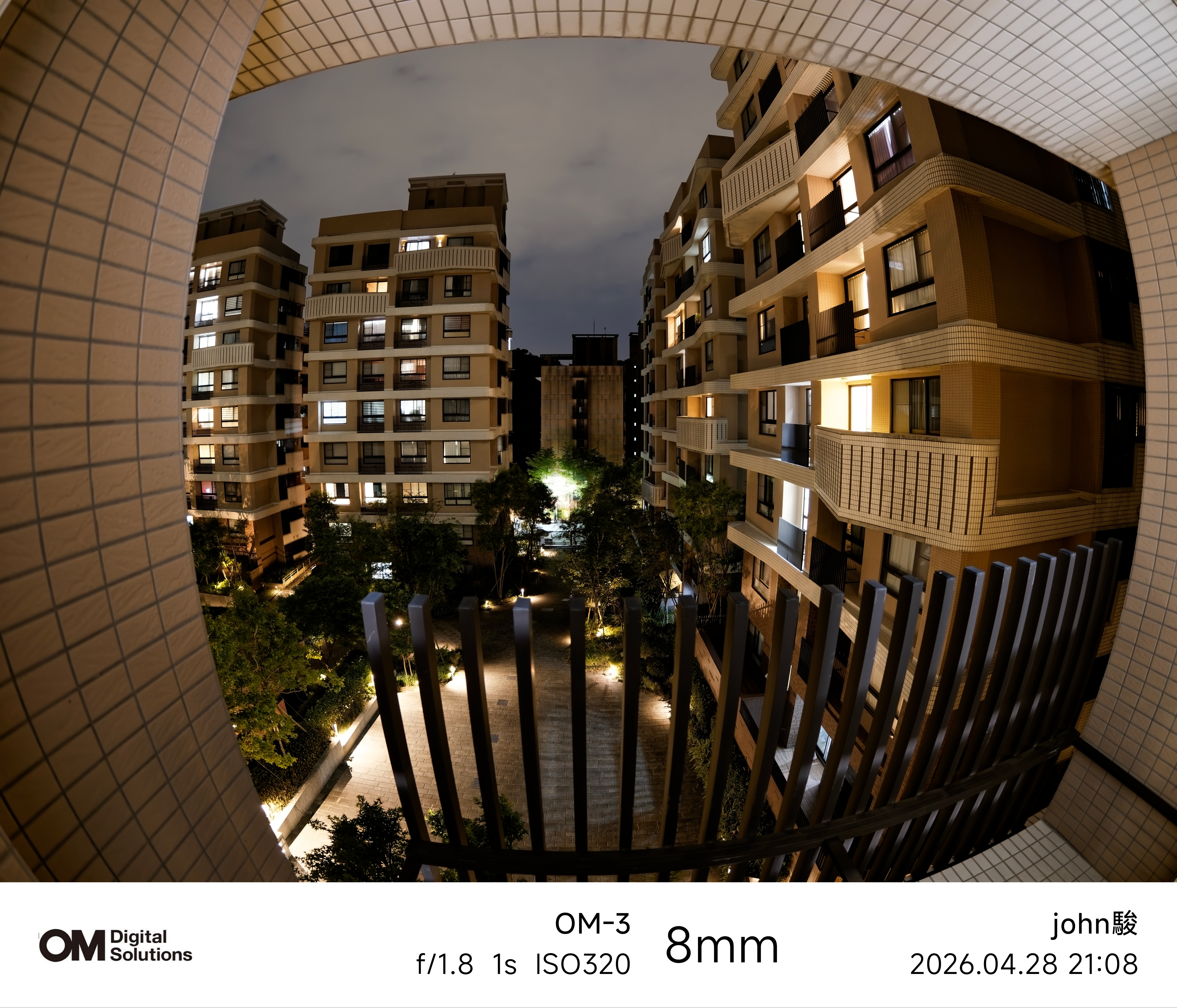 omsystem 8mm F1.8 Fisheye 試玩