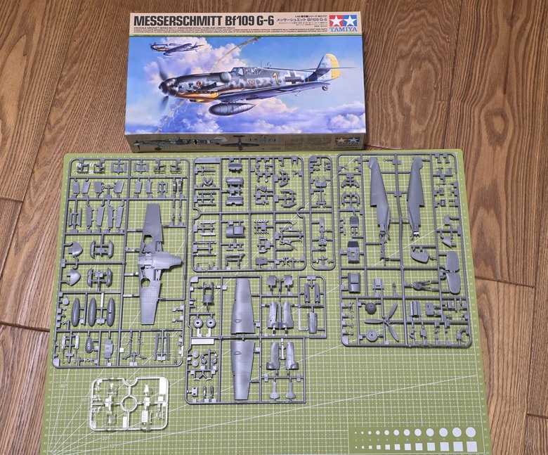 【上市前樣品開盒】TAMIYA 新製品 1/48 Messerschmitt Bf109 G-6 Late Production #61128