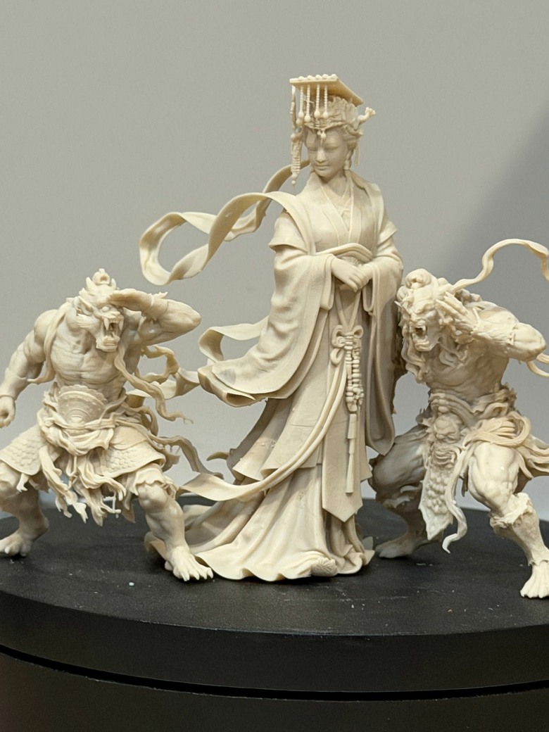 最近做的媽祖公仔與二創神明塗裝