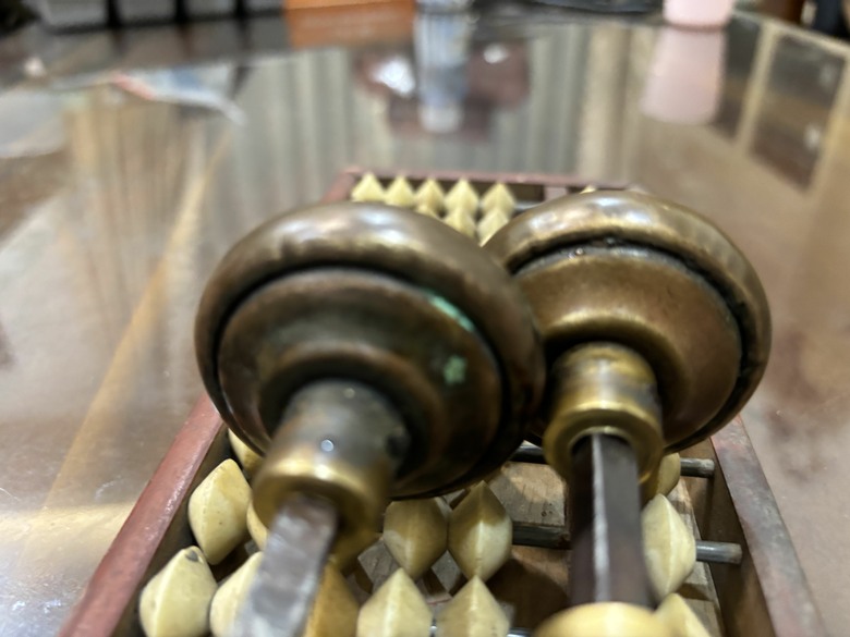 昭和銅製老件整理翻新,各位家裡還有這種五金嗎?