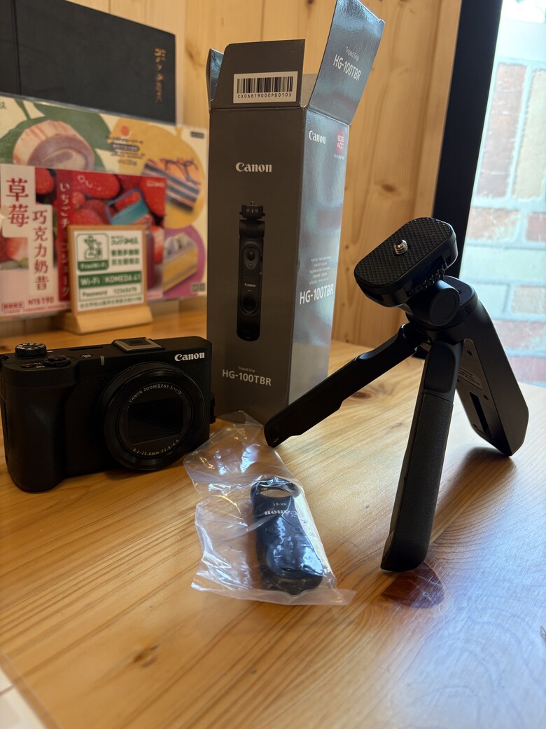 原本只是買相機，結果越買越多｜Canon HG-100TBR、LP-E17 電池與副廠座充入手心得