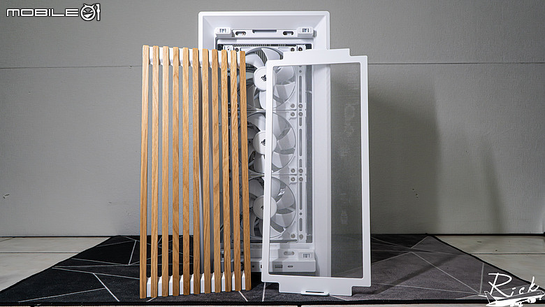 點我看大圖 【開箱】木紋靜謐氣息 | CORSAIR FRAME 4000D WOOD RS WHITE