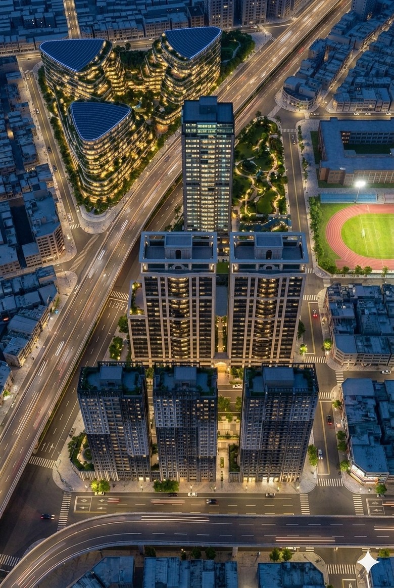 ［信義三角都更特區］Xinyi Triangle Urban Renewal Special Zone（又名小信義區）：「國美榕遇」「吉祥如藝」「國賓金建設案」「宜民建設案」