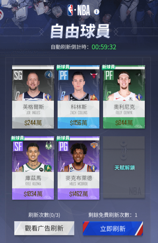 放置+經營+養成 NBA王朝崛起