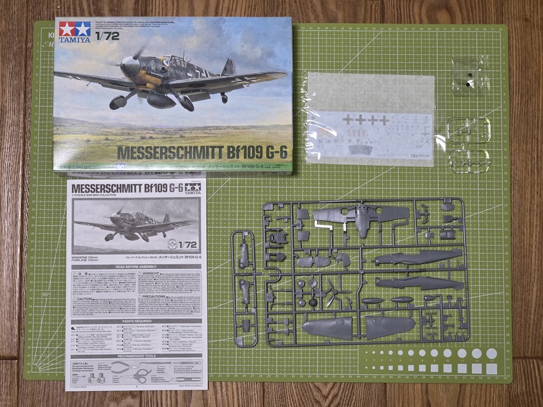 【上市前樣品開盒】TAMIYA 新製品 1/48 Messerschmitt Bf109 G-6 Late Production #61128