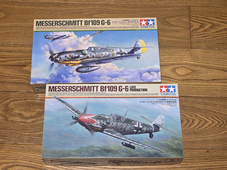 【上市前樣品開盒】TAMIYA 新製品 1/48 Messerschmitt Bf109 G-6 Late Production #61128
