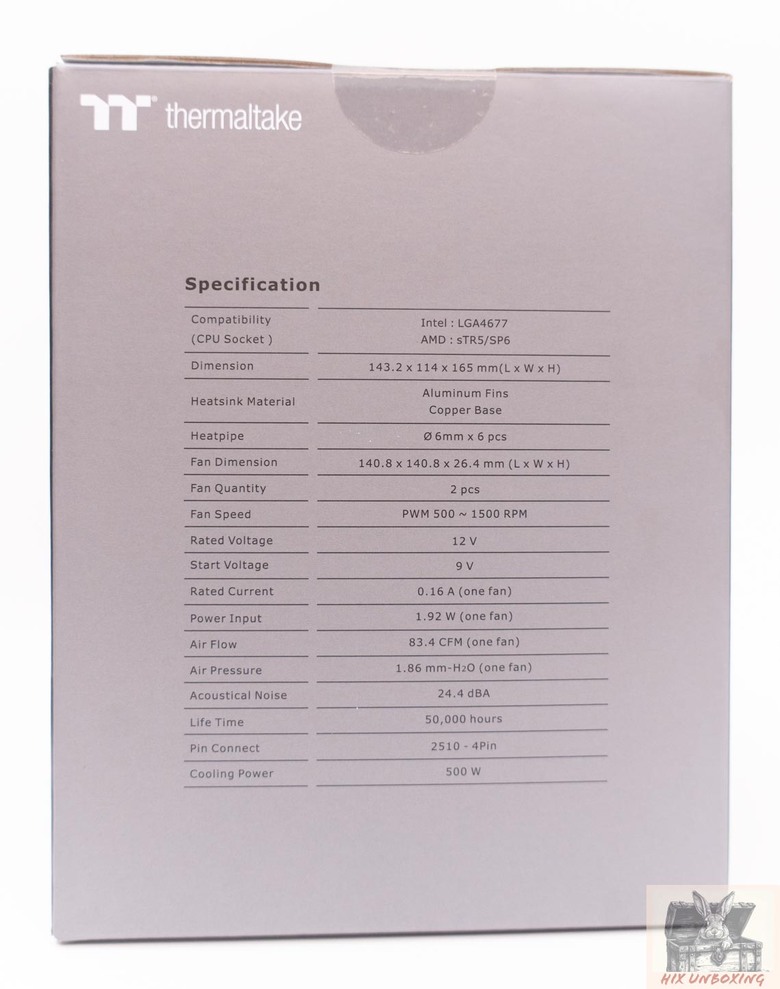 點我看大圖 工作站用空冷 Thermaltake曜越 WAir塔散